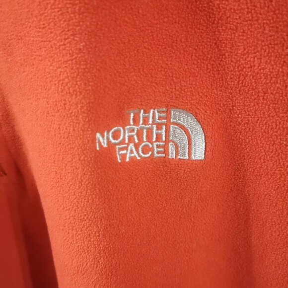 The North Face TKA100 Men's Size Large Red 1/4 Zip Fleece Sweat Shirt - Picture 4 of 12